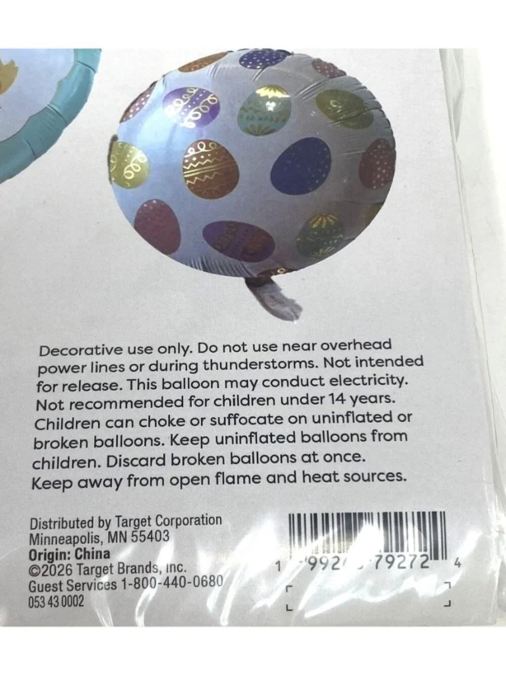 Target 3pc Easter Foil Balloon Spritz™ Decor Party Festive Decor